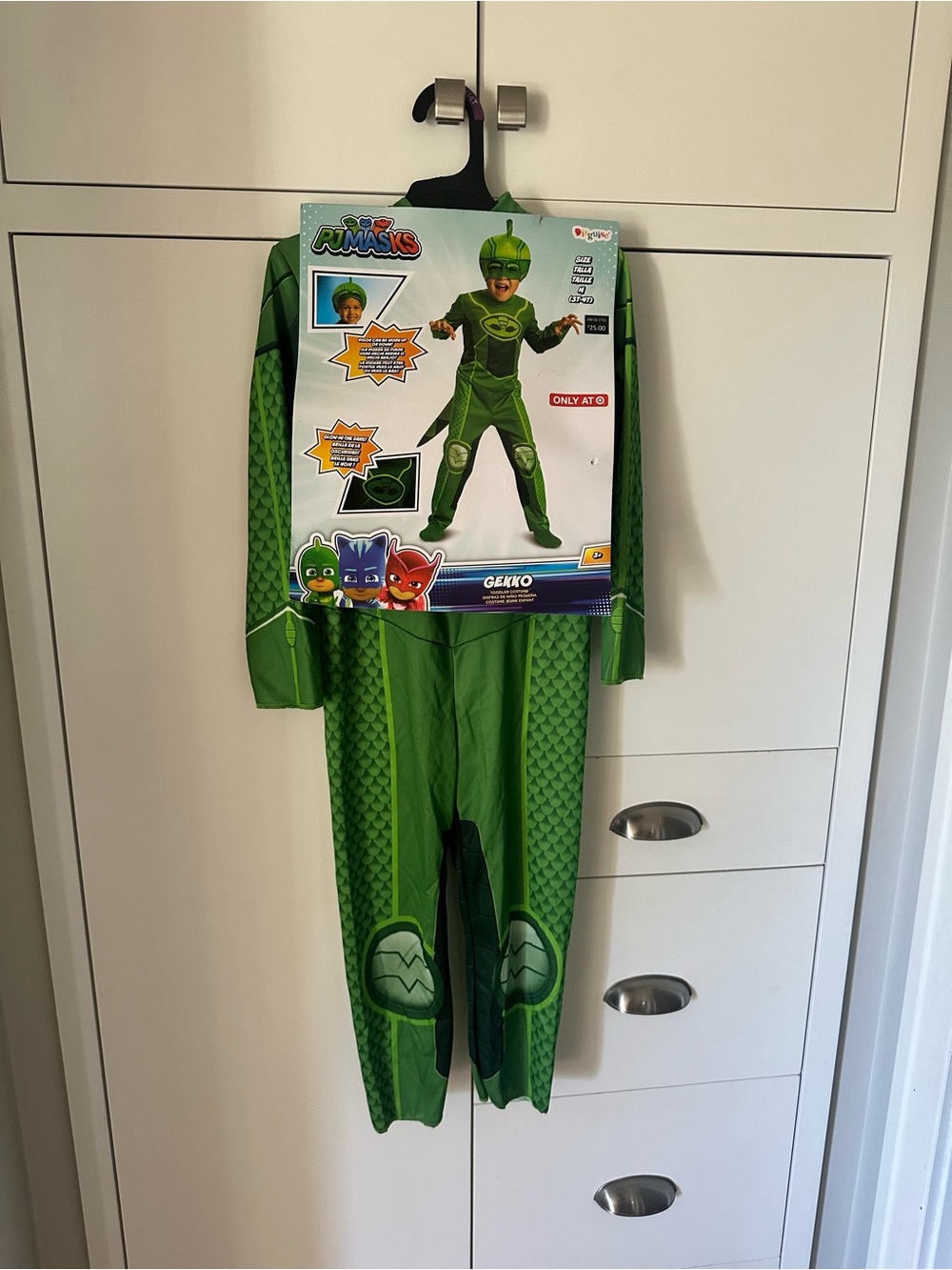PJ Masks Gekko Kids Costume 3T-4T Bright Green